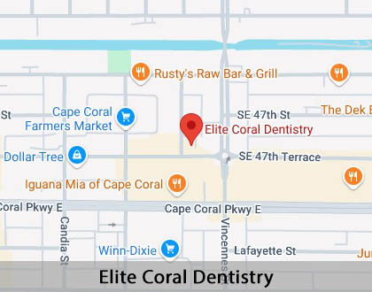 Map image for Dental Services in Cape Coral, FL